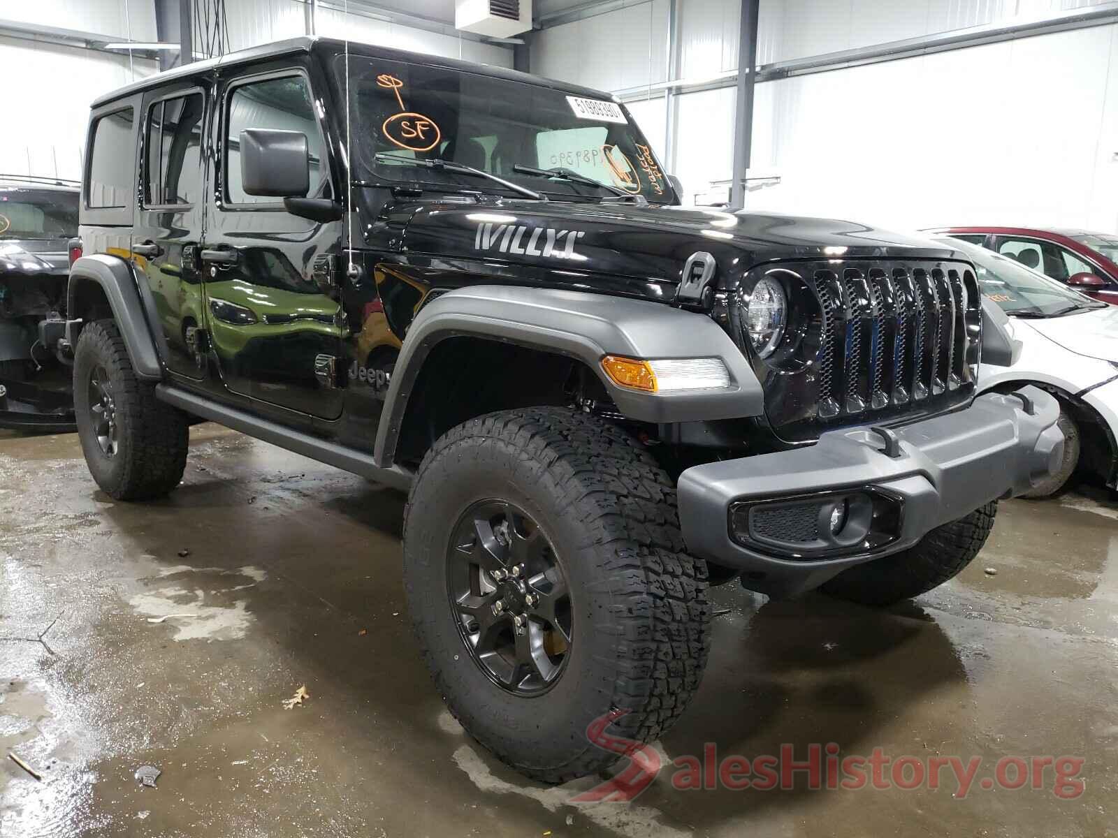 1C4HJXDG8LW328929 2020 JEEP WRANGLER