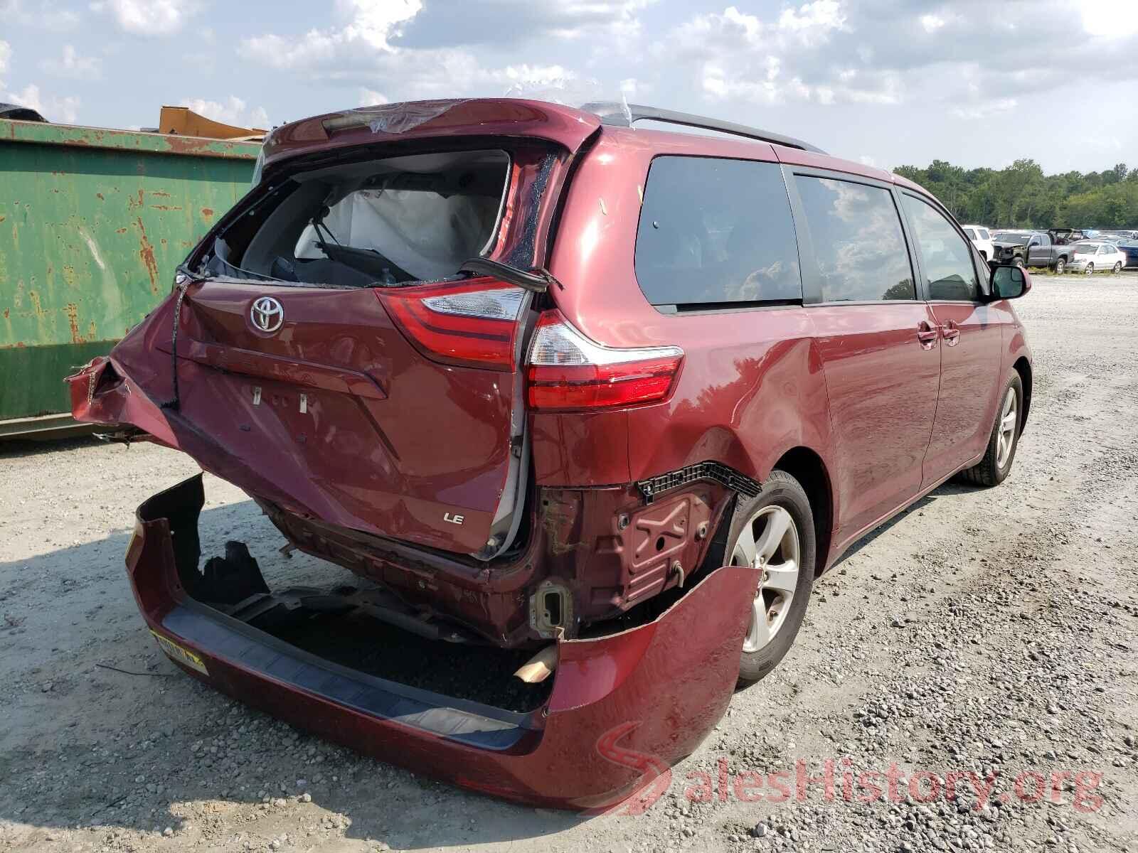 5TDKK3DC8GS734983 2016 TOYOTA SIENNA