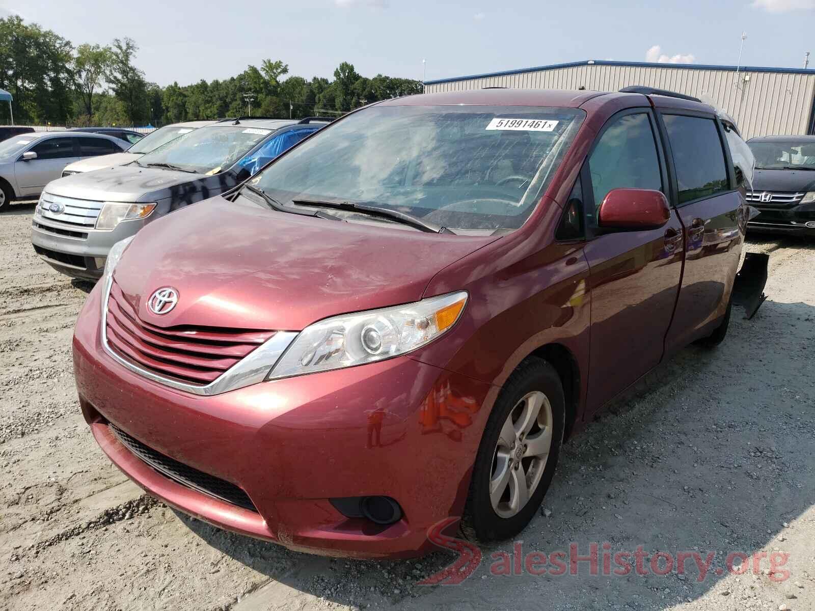 5TDKK3DC8GS734983 2016 TOYOTA SIENNA