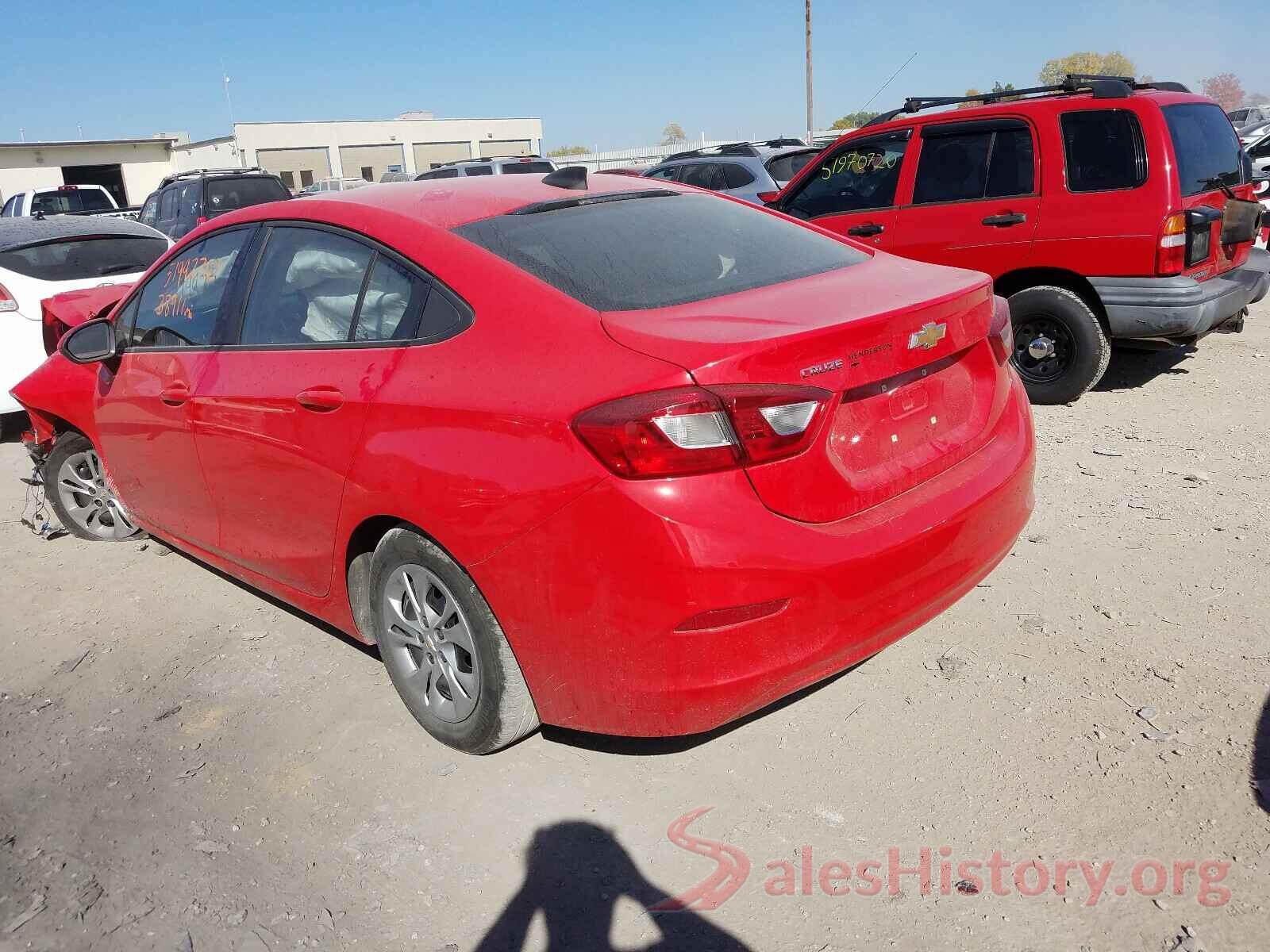 1G1BJ5SM3K7104679 2019 CHEVROLET CRUZE