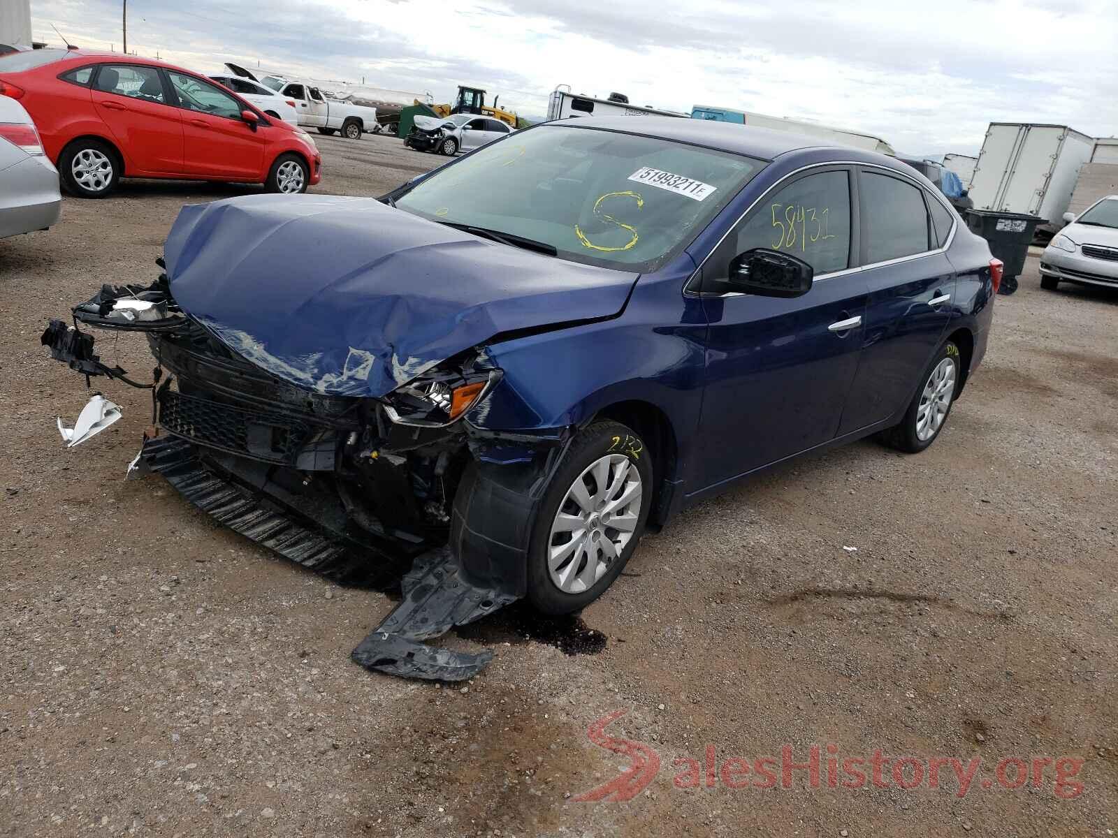 3N1AB7AP1KY333743 2019 NISSAN SENTRA