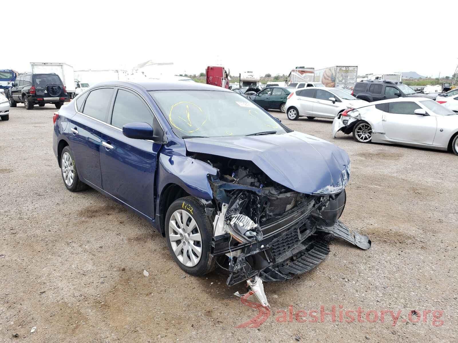 3N1AB7AP1KY333743 2019 NISSAN SENTRA