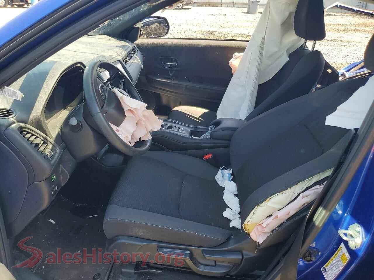 2021 HONDA HR-V VIN 3CZRU6H11MM743792, engine bay
