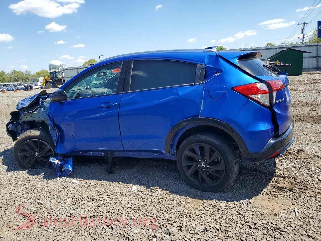 2021 HONDA HR-V VIN 3CZRU6H11MM743792, front view