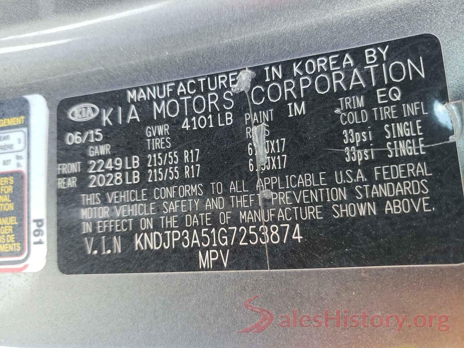 KNDJP3A51G7253874 2016 KIA SOUL