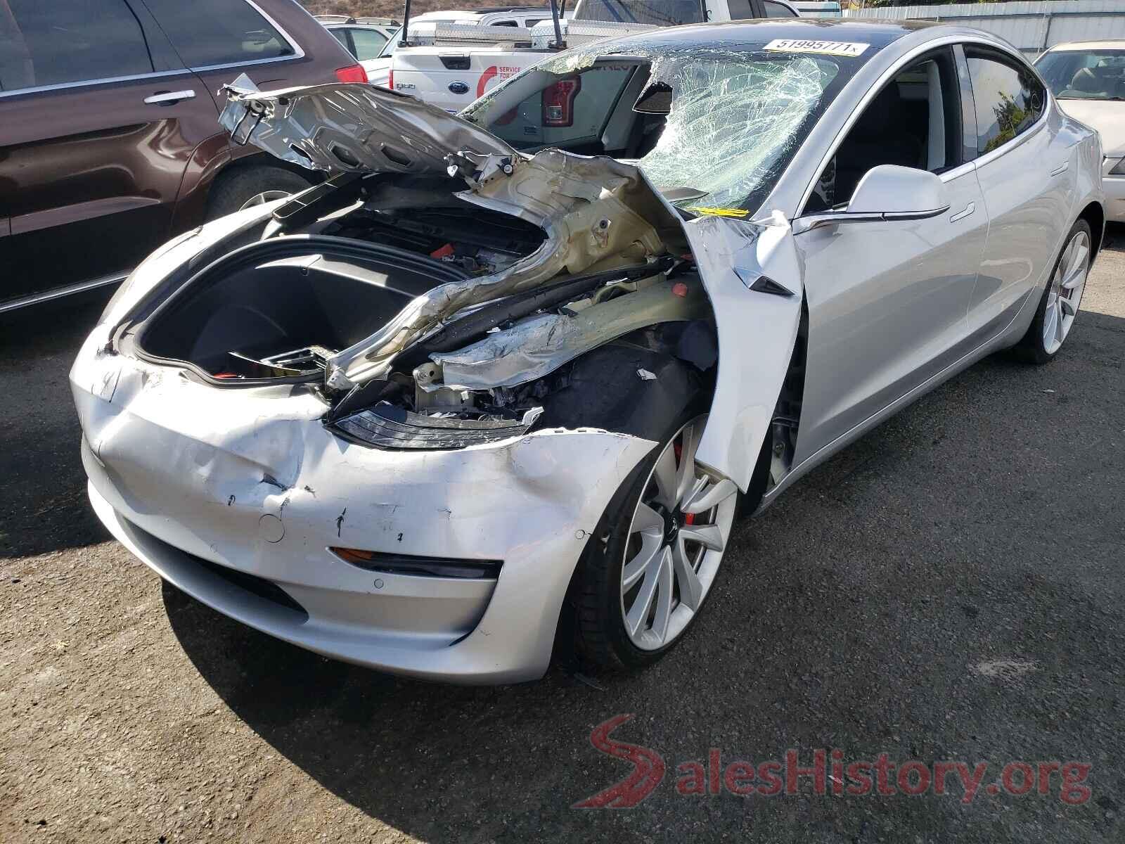 5YJ3E1EB5JF083460 2018 TESLA MODEL 3