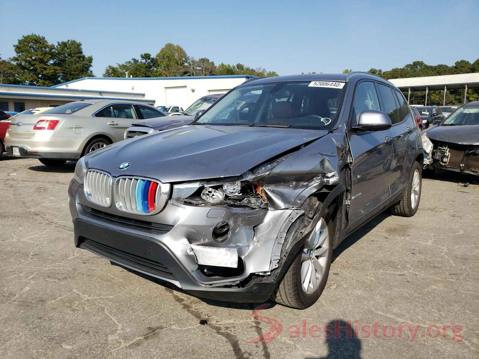 5UXWZ7C59G0T42832 2016 BMW X3