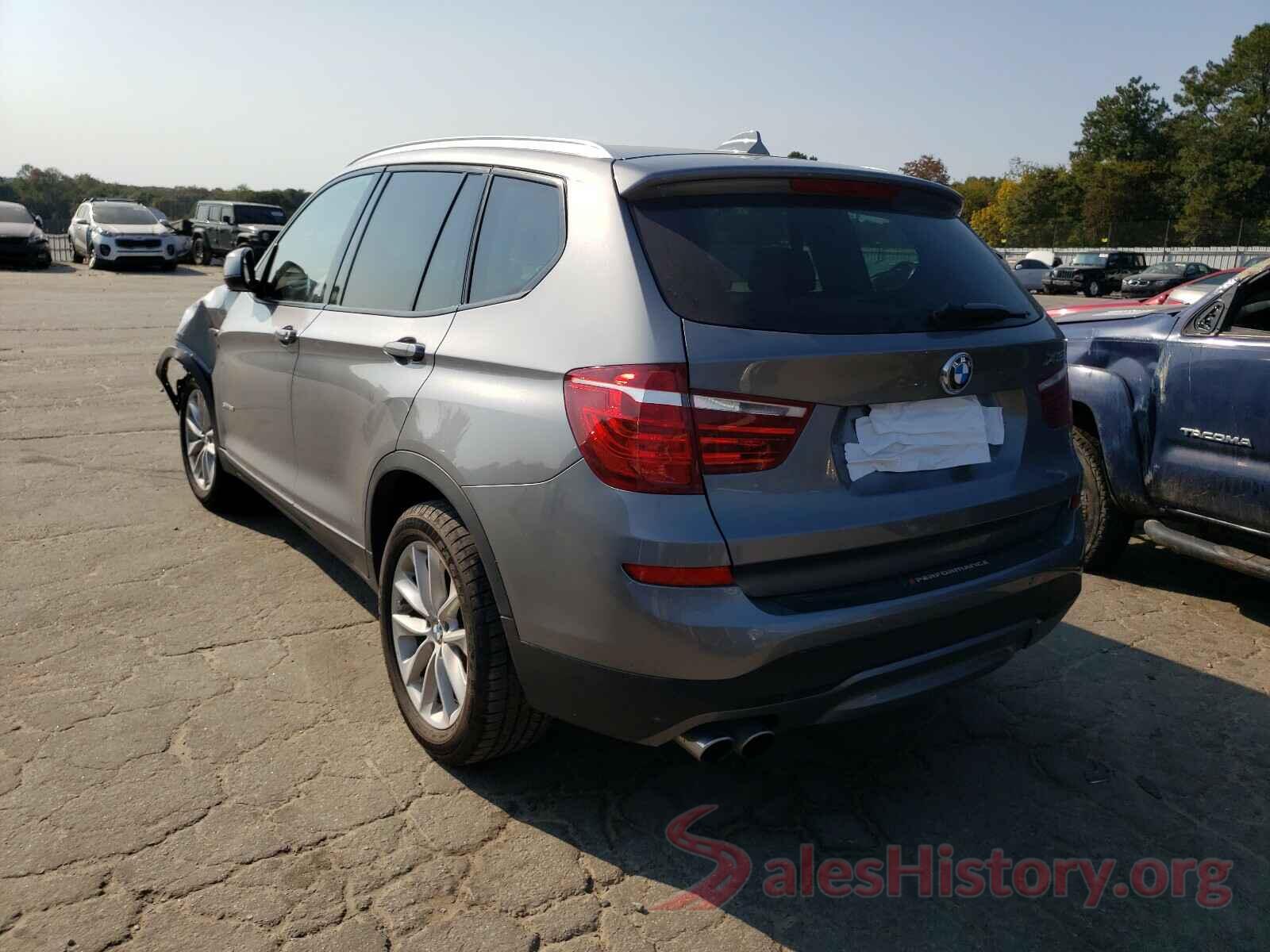 5UXWZ7C59G0T42832 2016 BMW X3