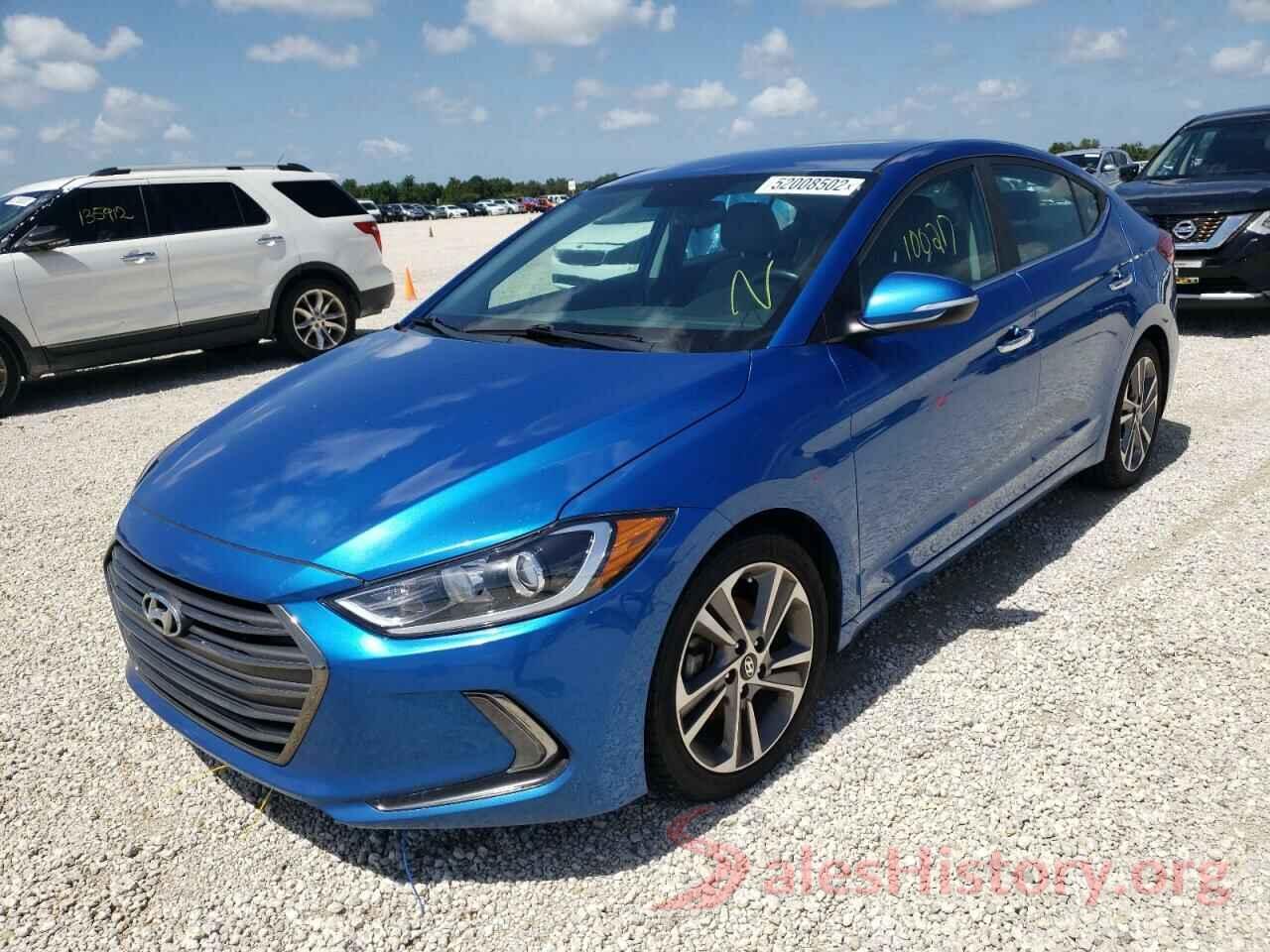 5NPD84LF6HH195389 2017 HYUNDAI ELANTRA