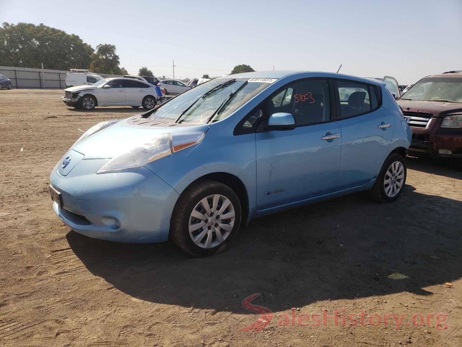 1N4AZ0CP3FC326780 2015 NISSAN LEAF