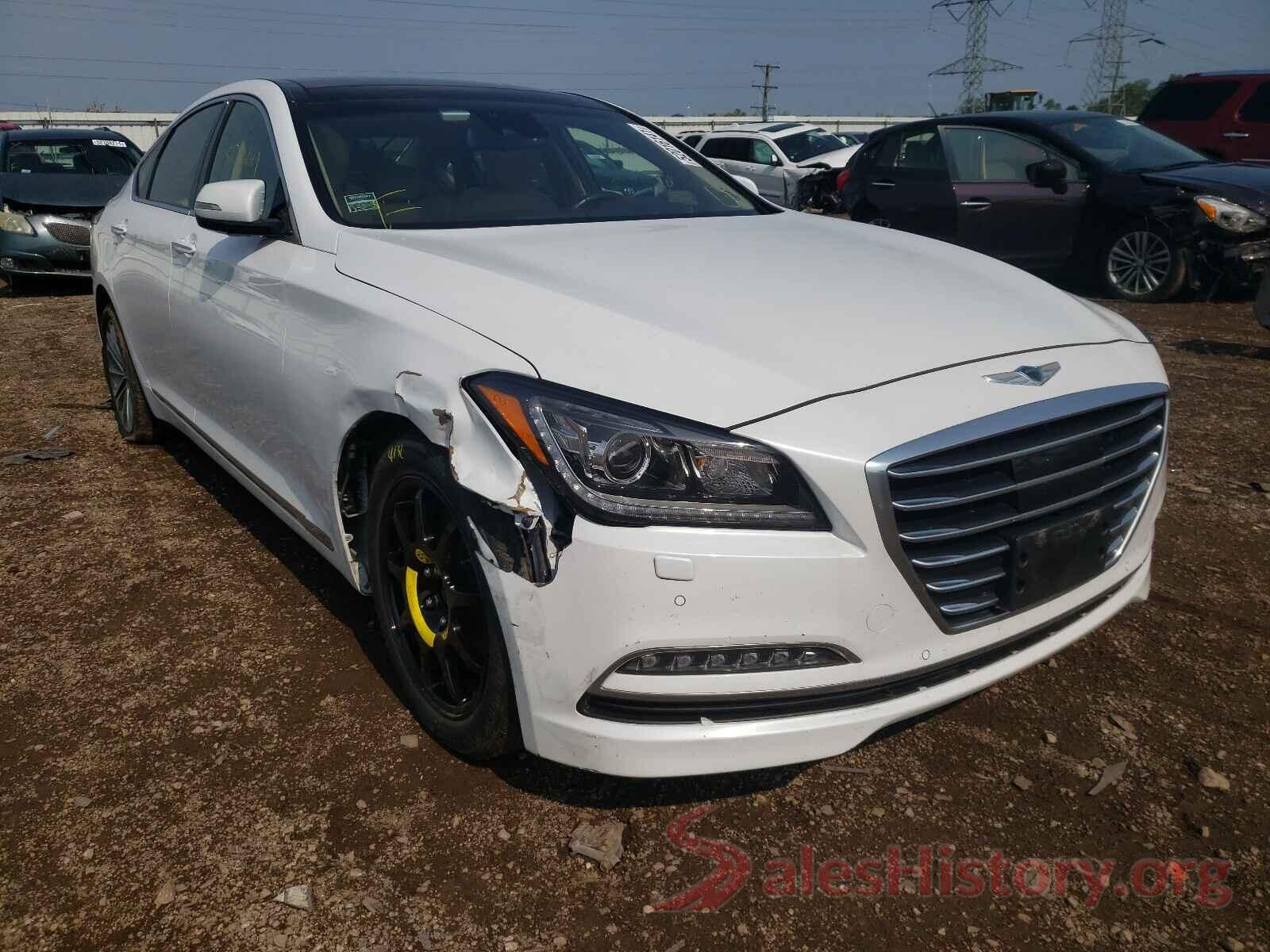 KMHGN4JE7HU180708 2017 HYUNDAI GENESIS