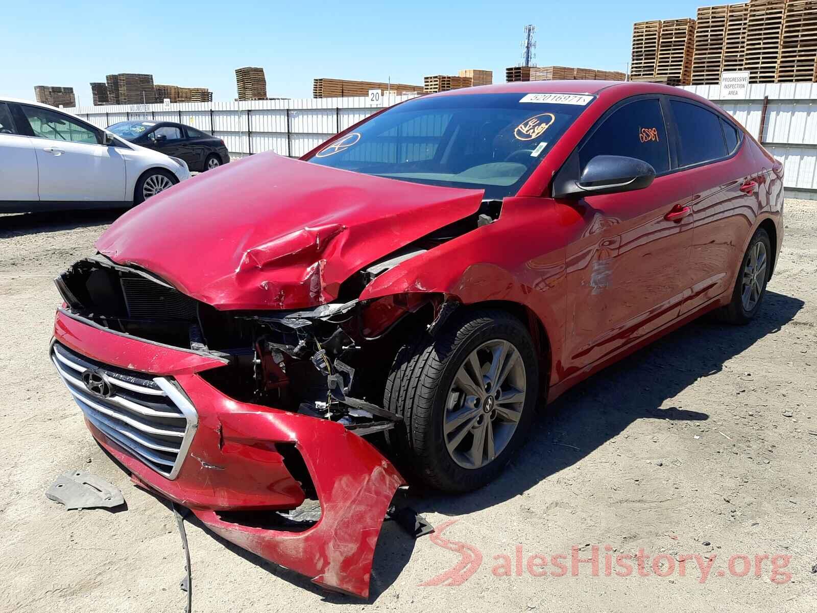 5NPD84LF5JH345501 2018 HYUNDAI ELANTRA