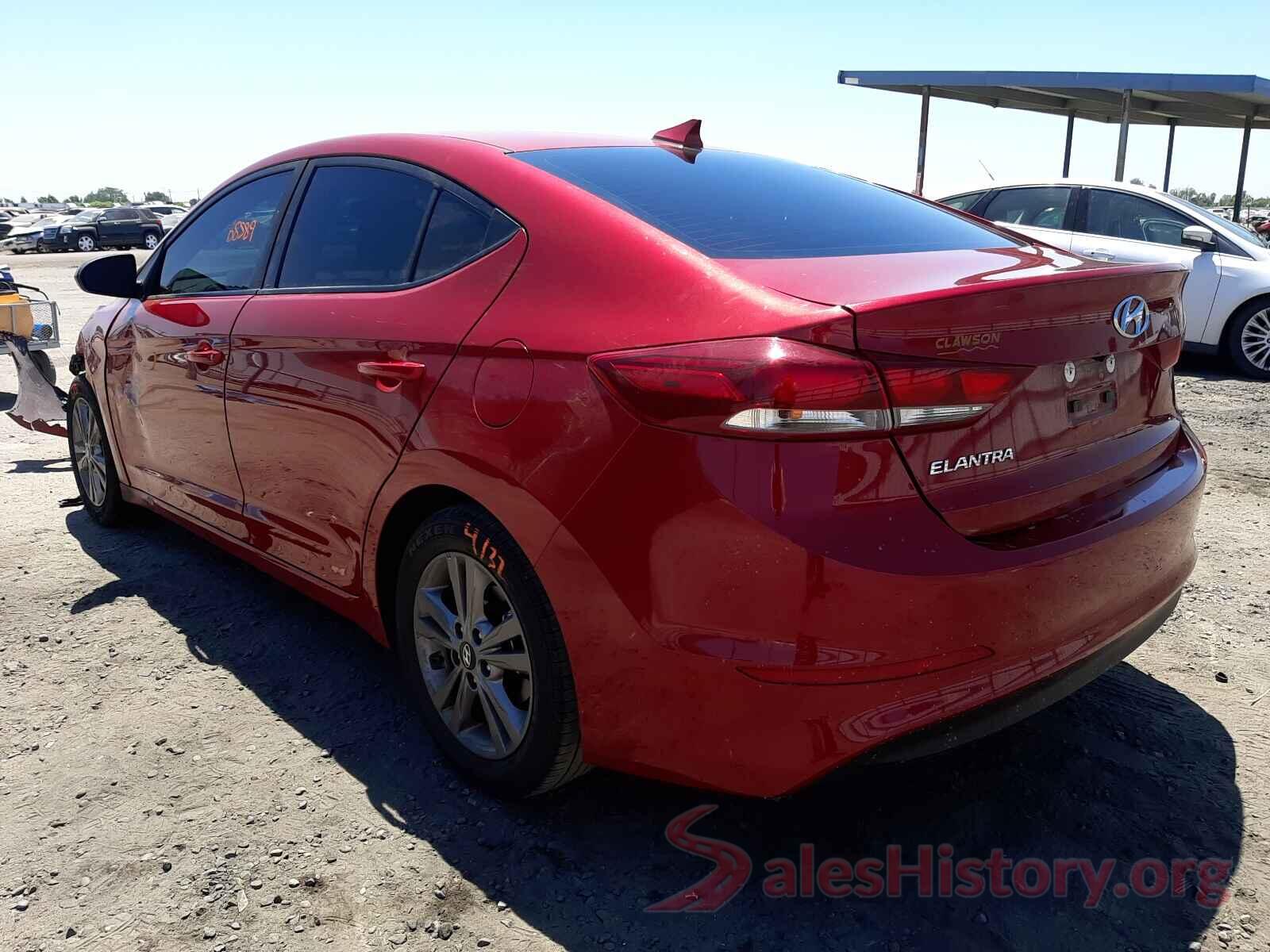 5NPD84LF5JH345501 2018 HYUNDAI ELANTRA