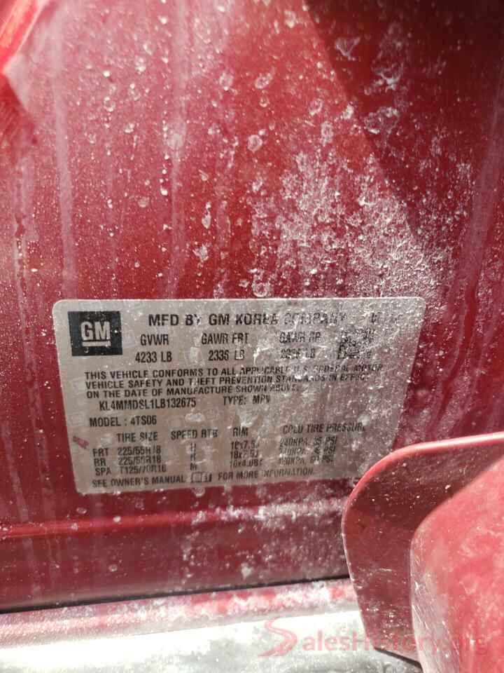 KL4MMDSL1LB132675 2020 BUICK ENCORE