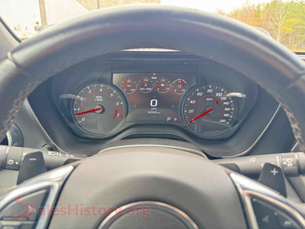 2017 CHEVROLET CAMARO VIN 1G1FF1R70H0185640, interior dashboard