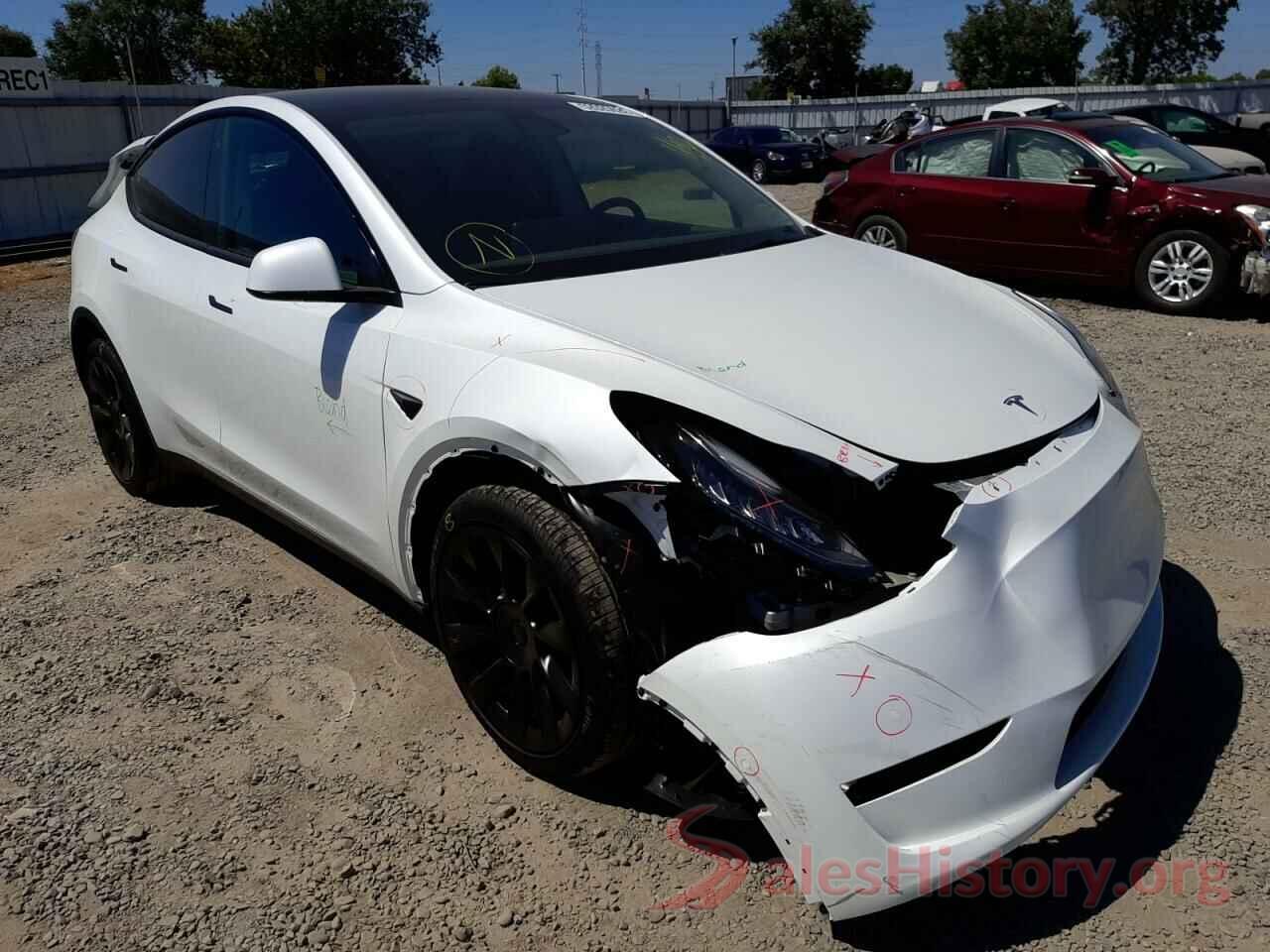 7SAYGDEE5NF493552 2022 TESLA MODEL Y