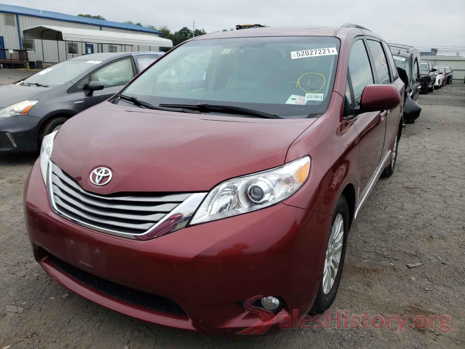 5TDYZ3DC5HS867448 2017 TOYOTA SIENNA