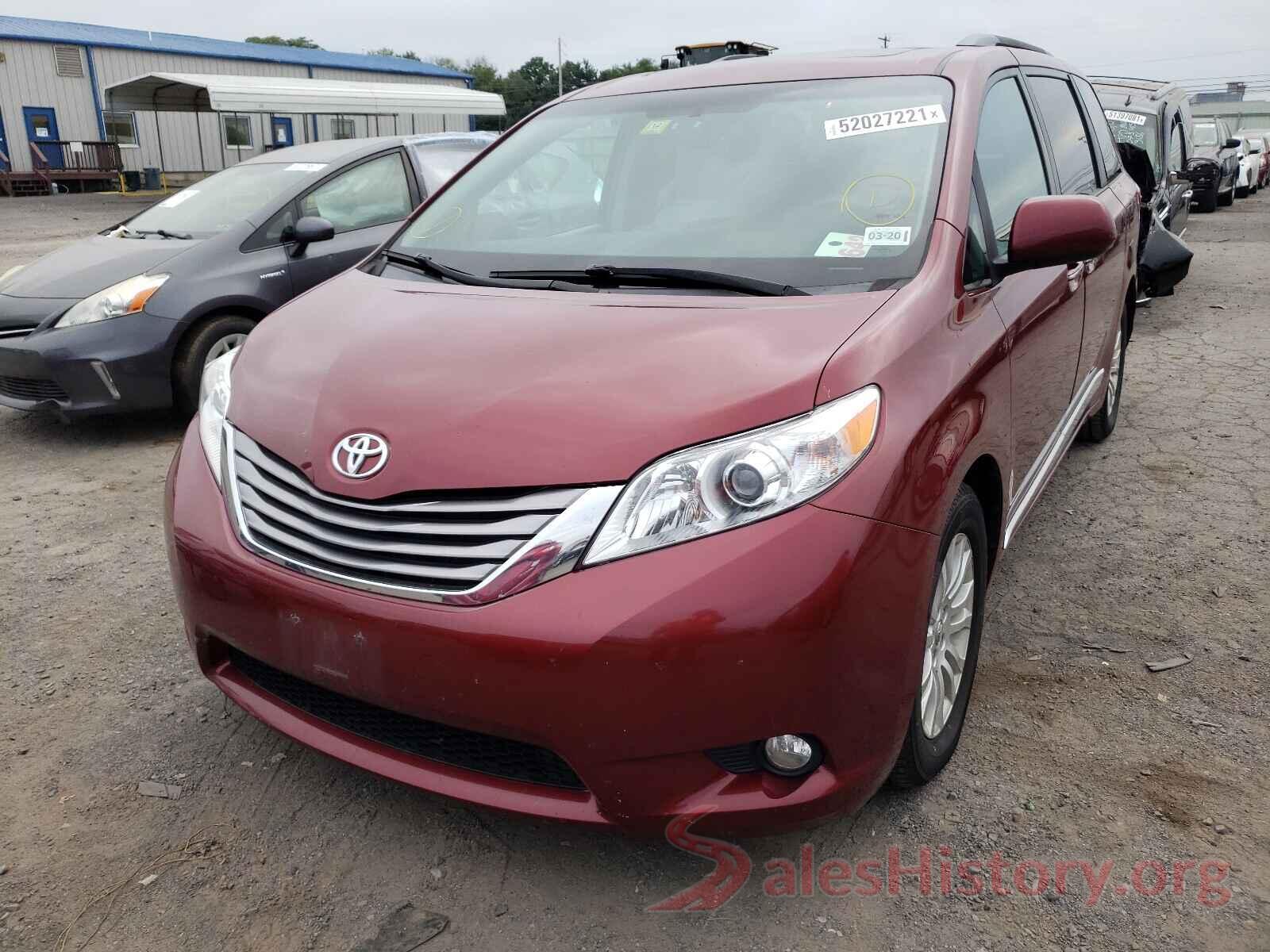 5TDYZ3DC5HS867448 2017 TOYOTA SIENNA