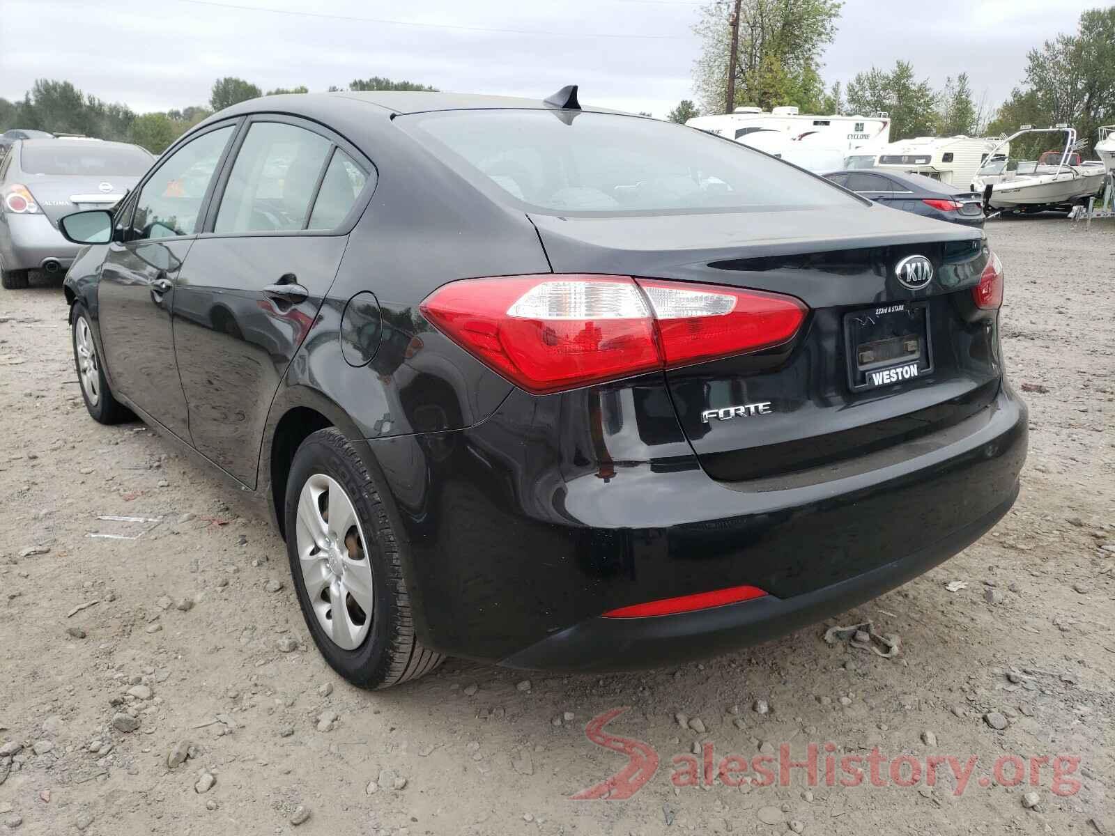 KNAFX4A63G5497376 2016 KIA FORTE