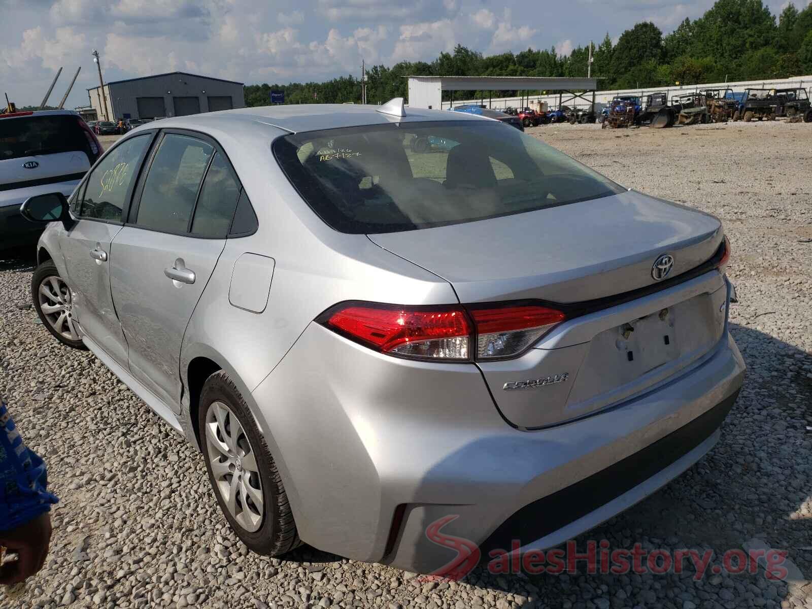 JTDEPRAE4LJ017964 2020 TOYOTA COROLLA