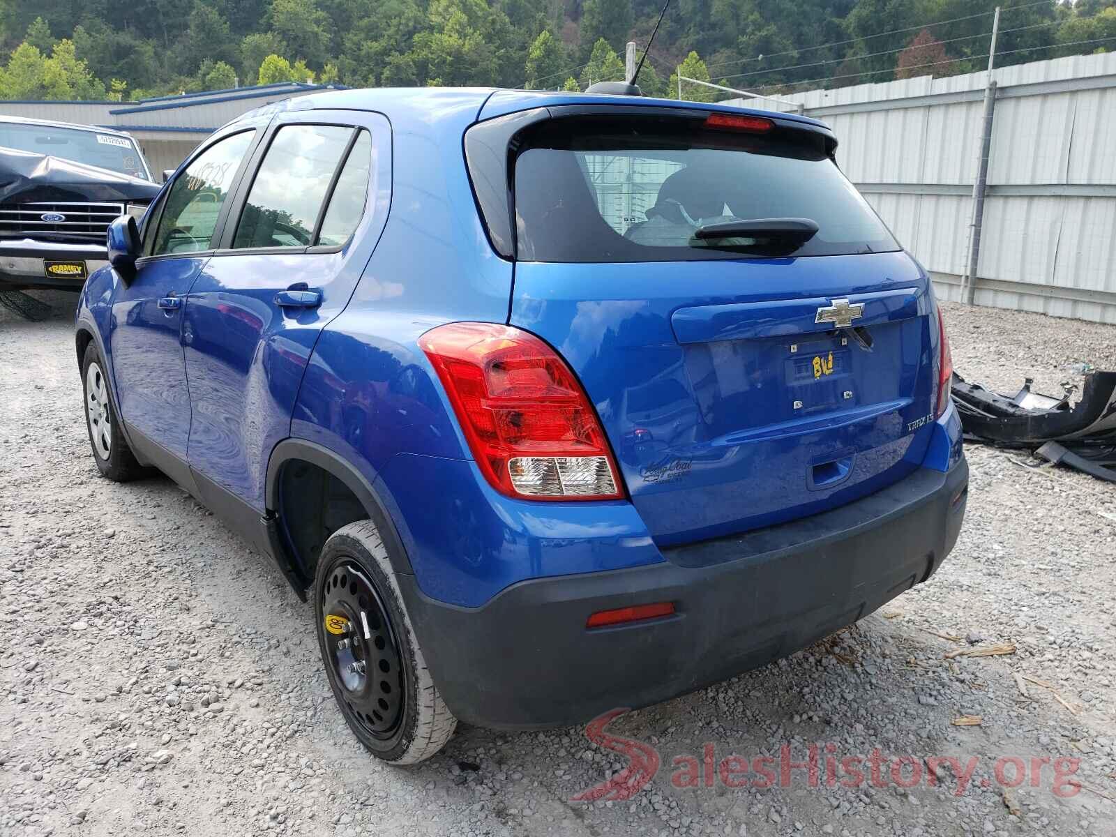 KL7CJKSB7GB754741 2016 CHEVROLET TRAX