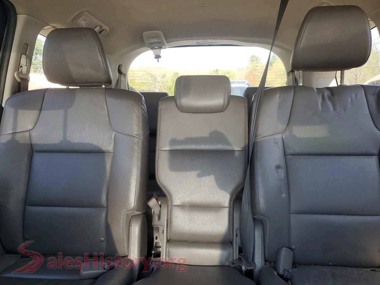 2017 HONDA ODYSSEY VIN 5FNRL5H91HB021841, odometer mileage