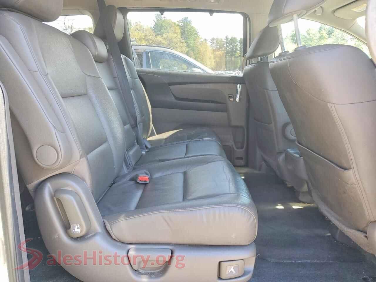 2017 HONDA ODYSSEY VIN 5FNRL5H91HB021841, VIN plate