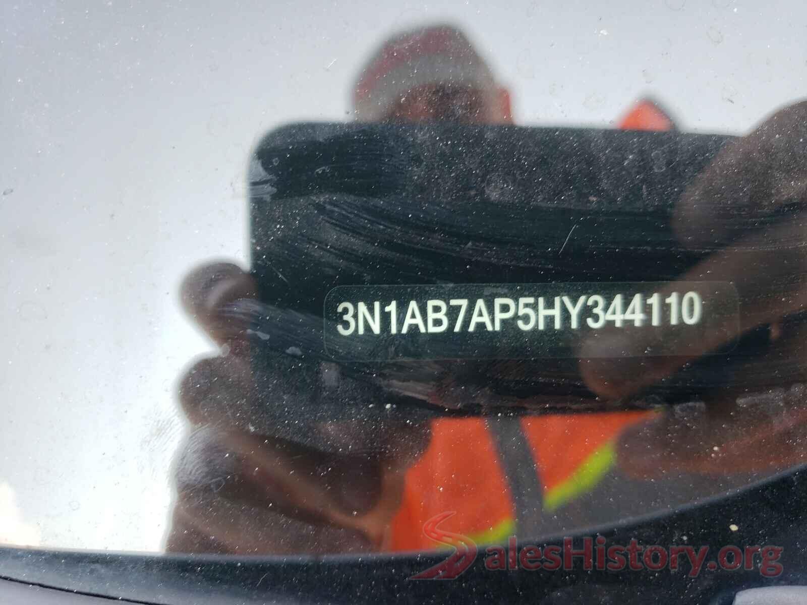 3N1AB7AP5HY344110 2017 NISSAN SENTRA