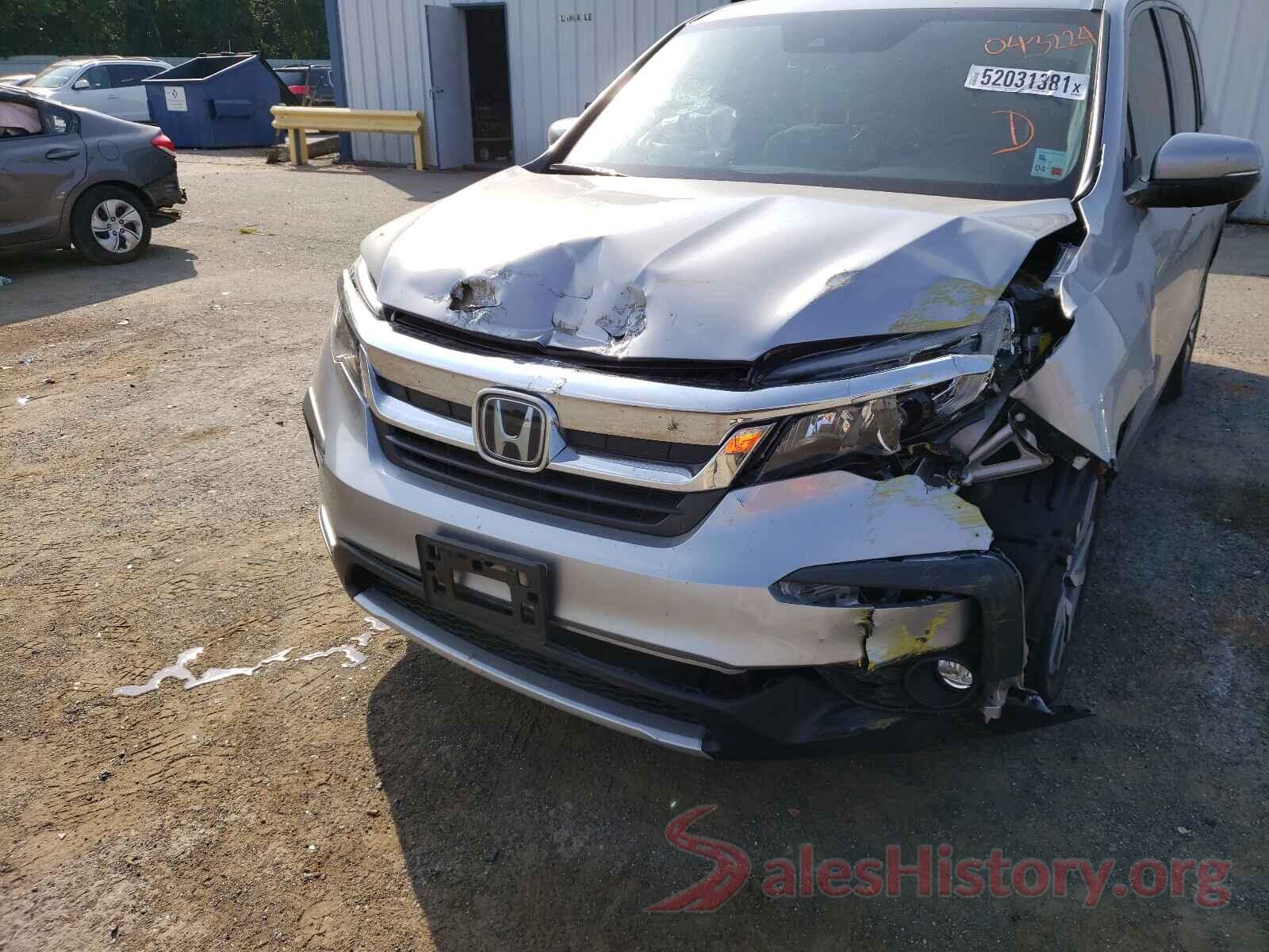 5FNYF5H50KB043224 2019 HONDA PILOT