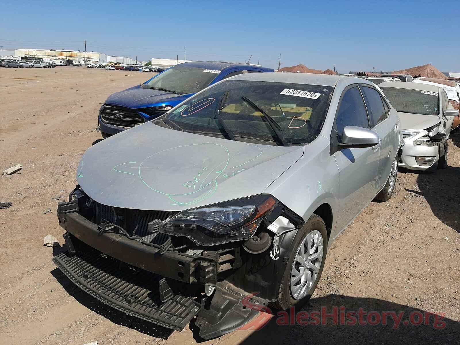 5YFBURHE1KP875694 2019 TOYOTA COROLLA