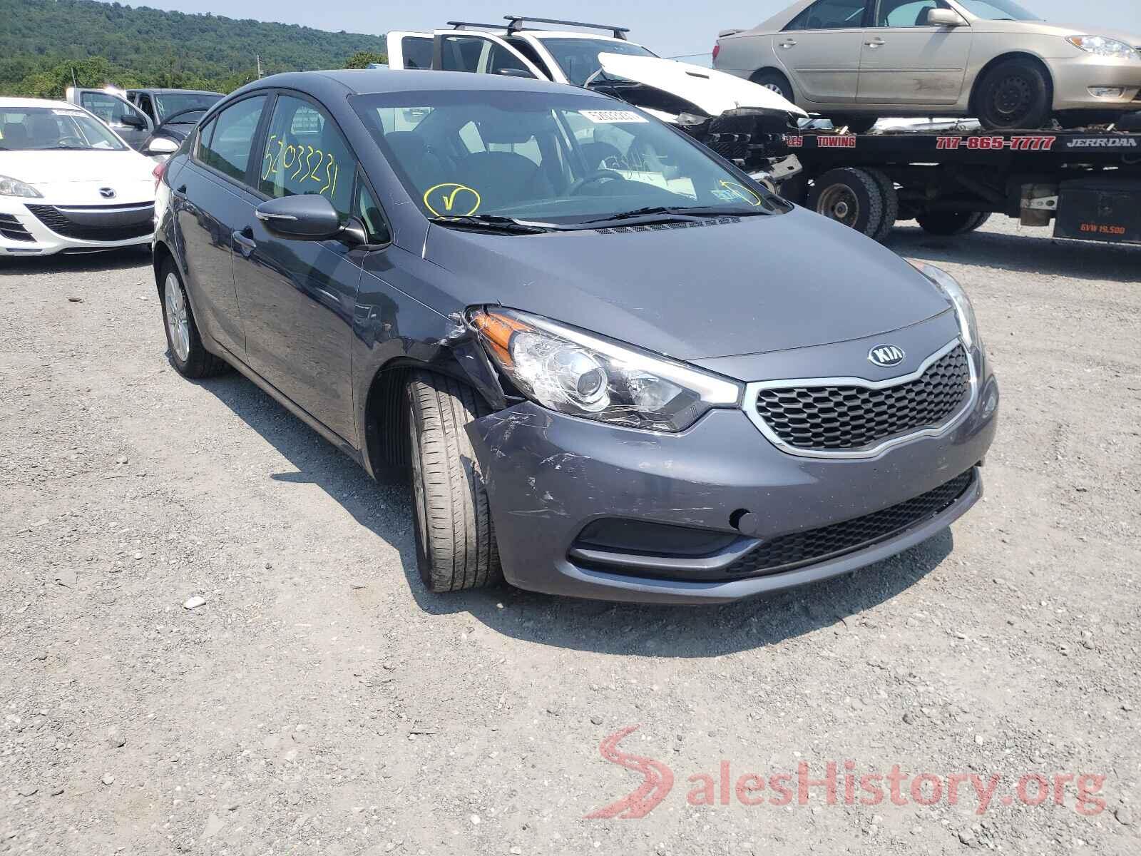 KNAFX4A68G5570001 2016 KIA FORTE