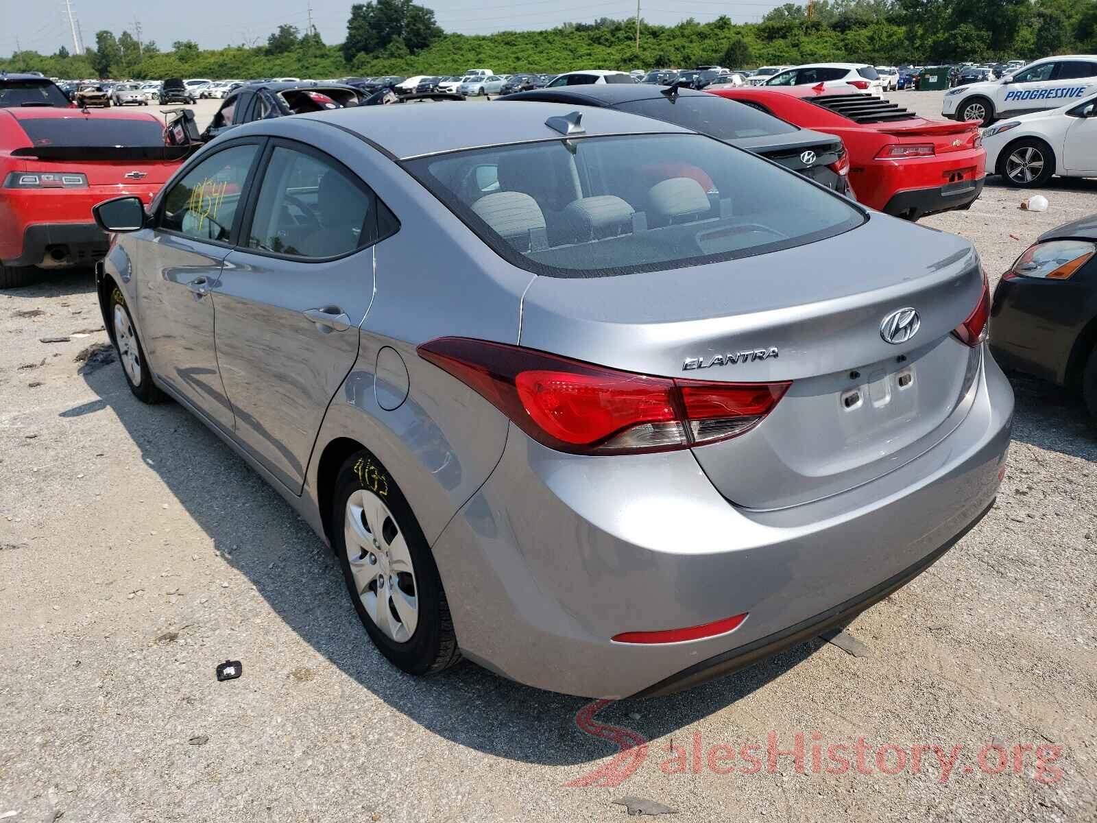 5NPDH4AE0GH783524 2016 HYUNDAI ELANTRA