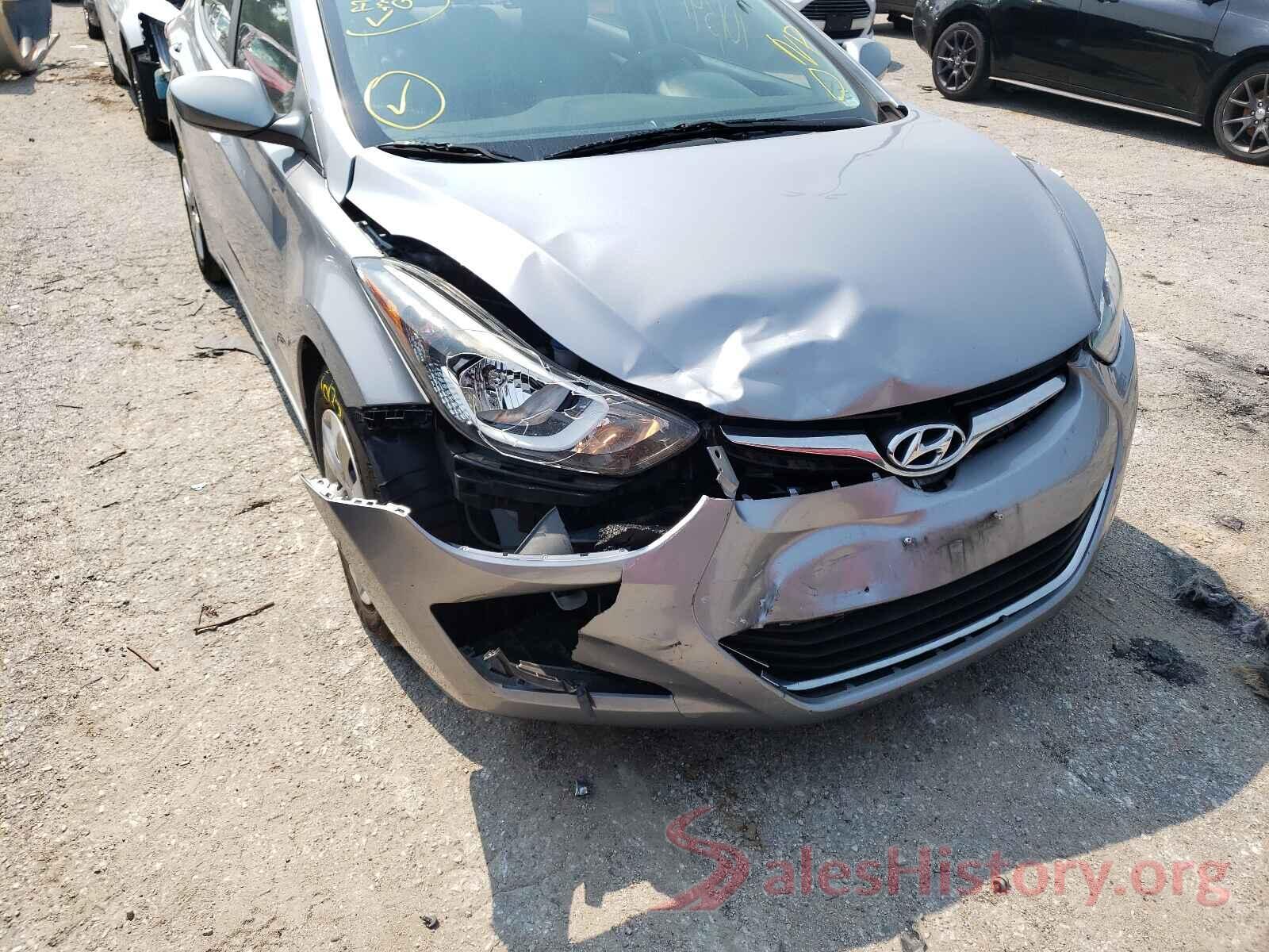 5NPDH4AE0GH783524 2016 HYUNDAI ELANTRA