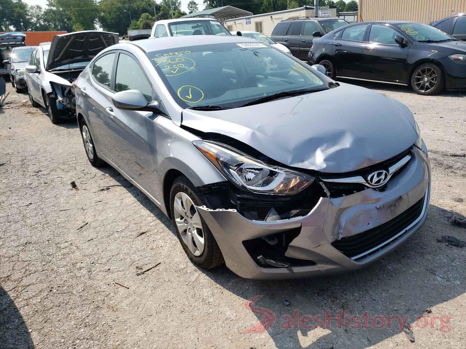 5NPDH4AE0GH783524 2016 HYUNDAI ELANTRA