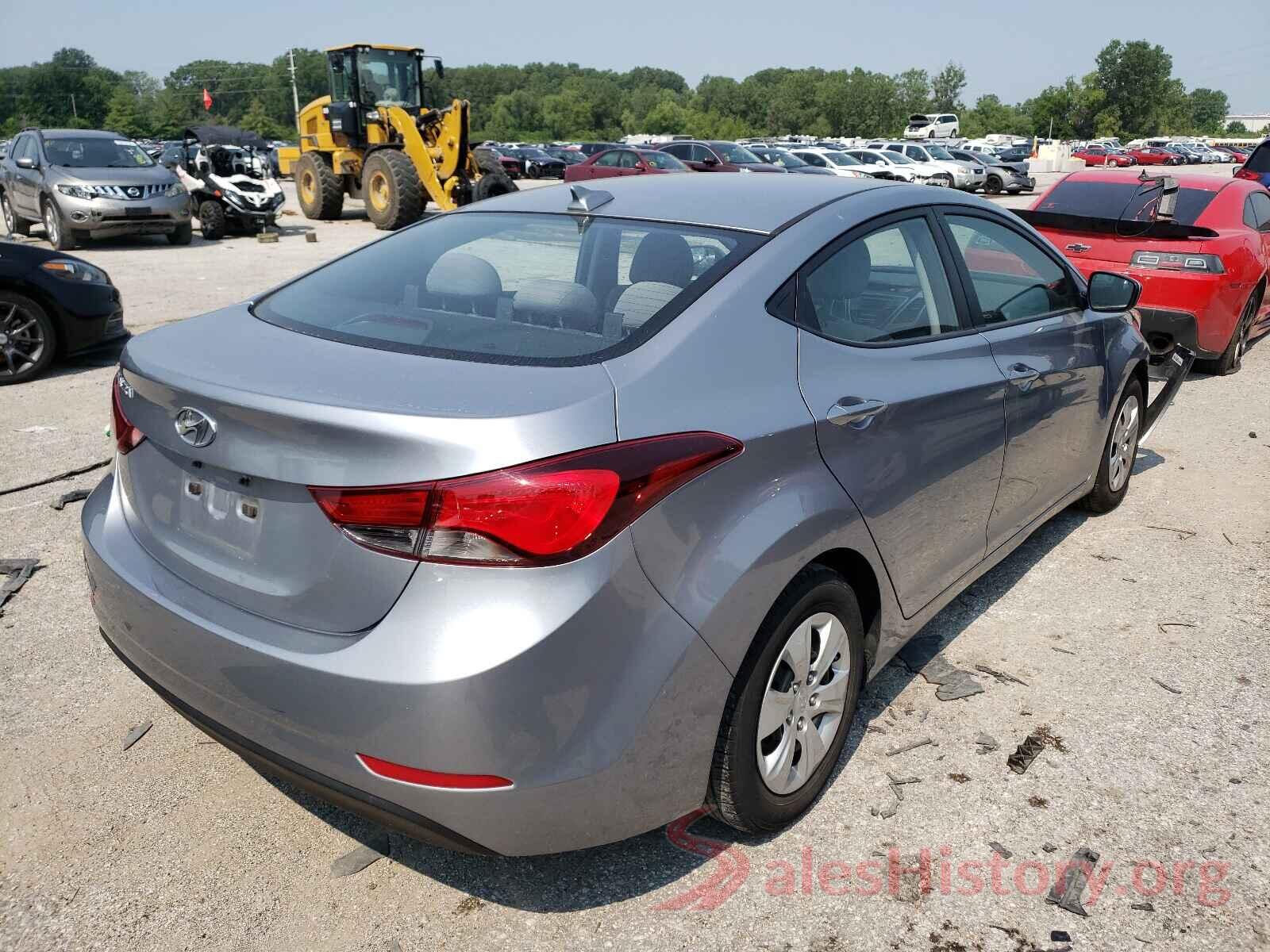 5NPDH4AE0GH783524 2016 HYUNDAI ELANTRA