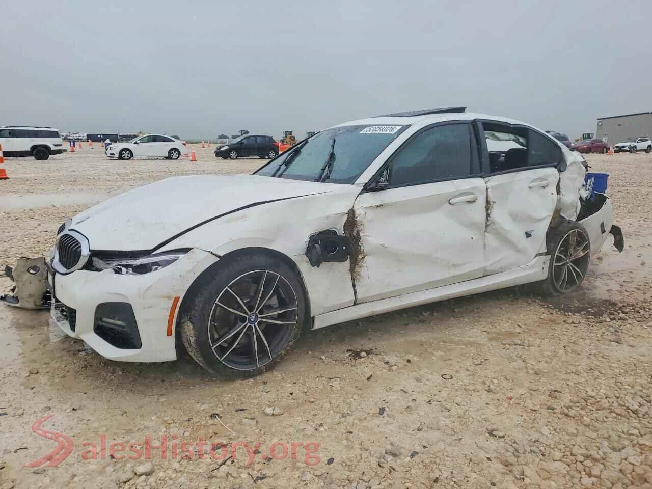 2022 BMW 3 SERIES VIN 3MW5P7J01N8C62743, auction photo