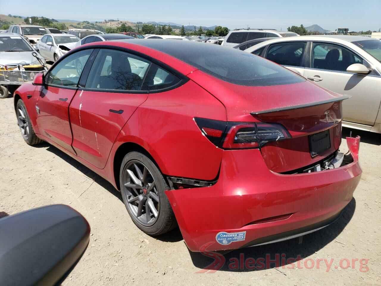 5YJ3E1EA6MF876567 2021 TESLA MODEL 3