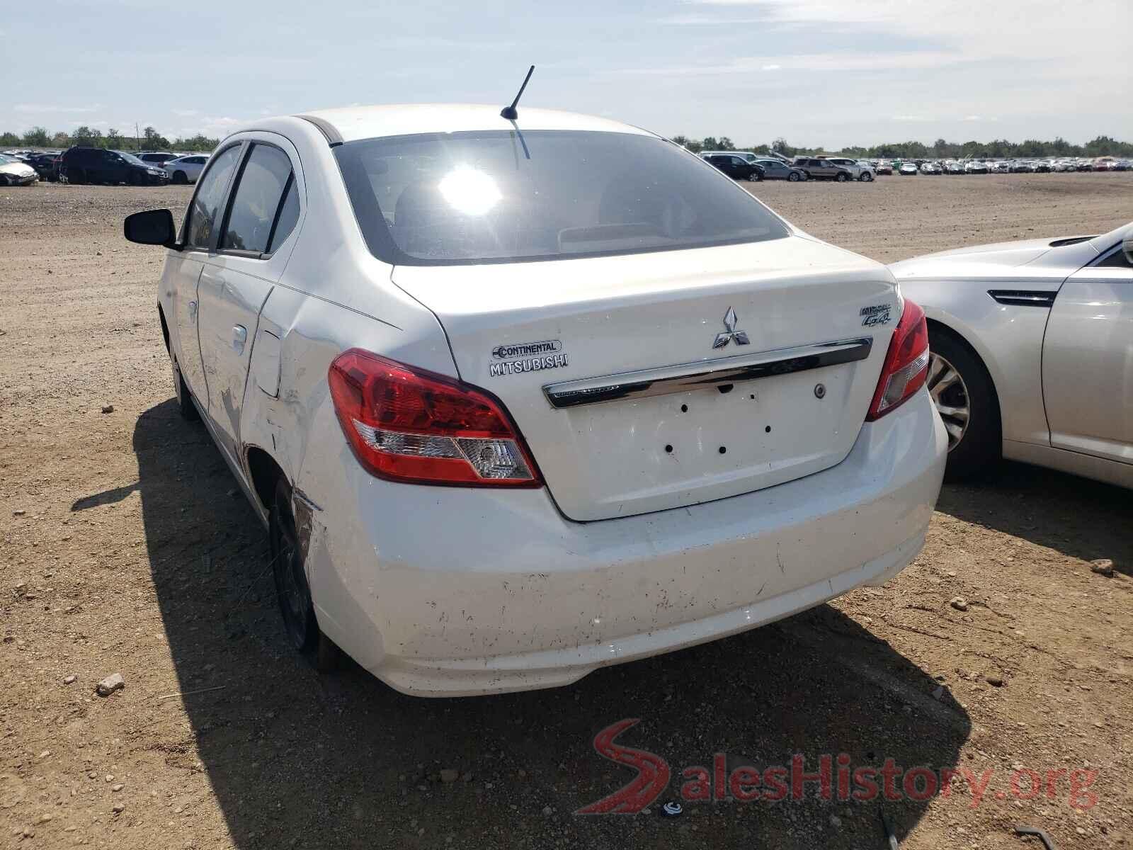 ML32F3FJ1KHF17374 2019 MITSUBISHI MIRAGE