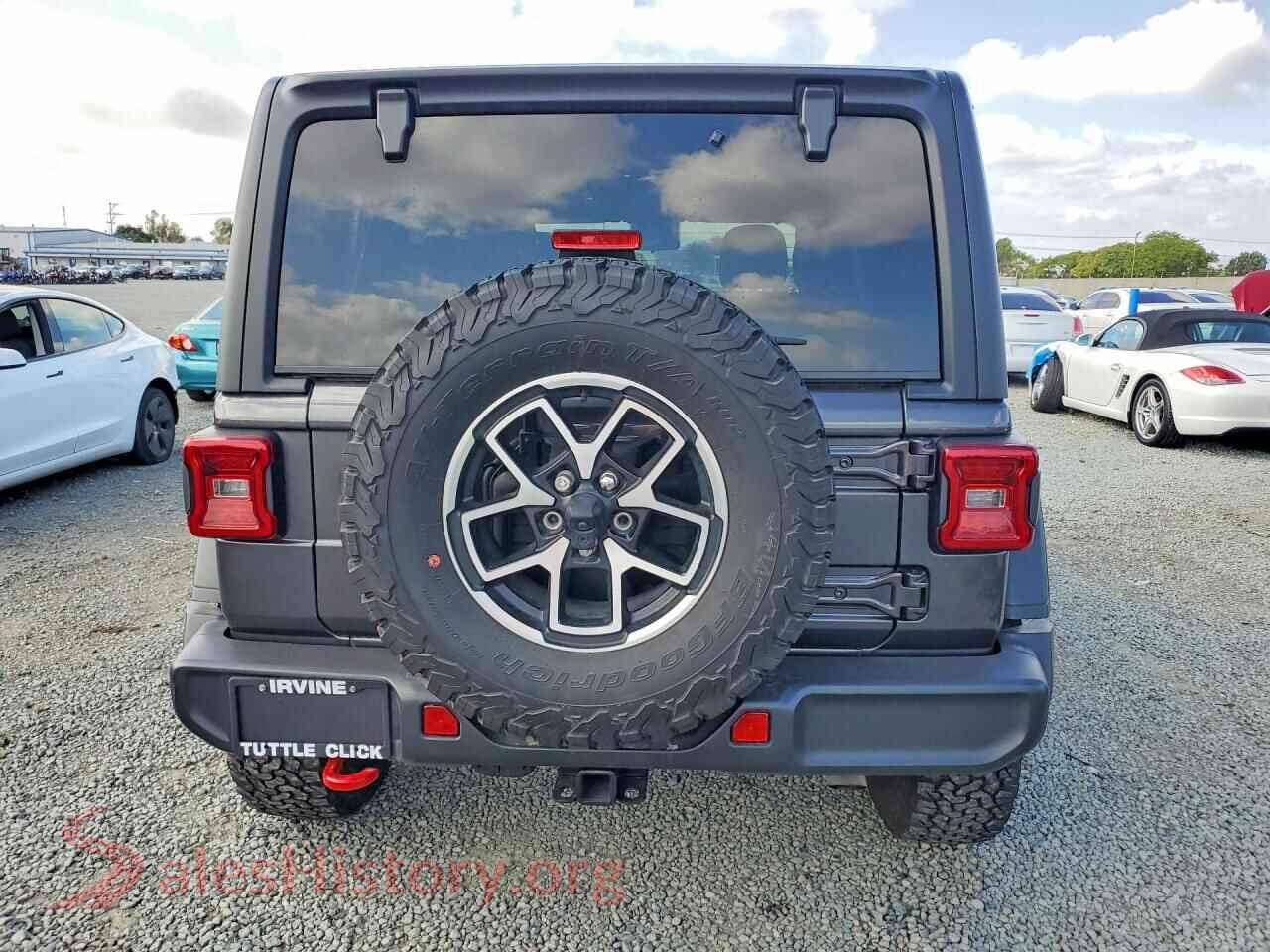 2024 JEEP WRANGLER VIN 1C4PJXFG6RW370890, left side view