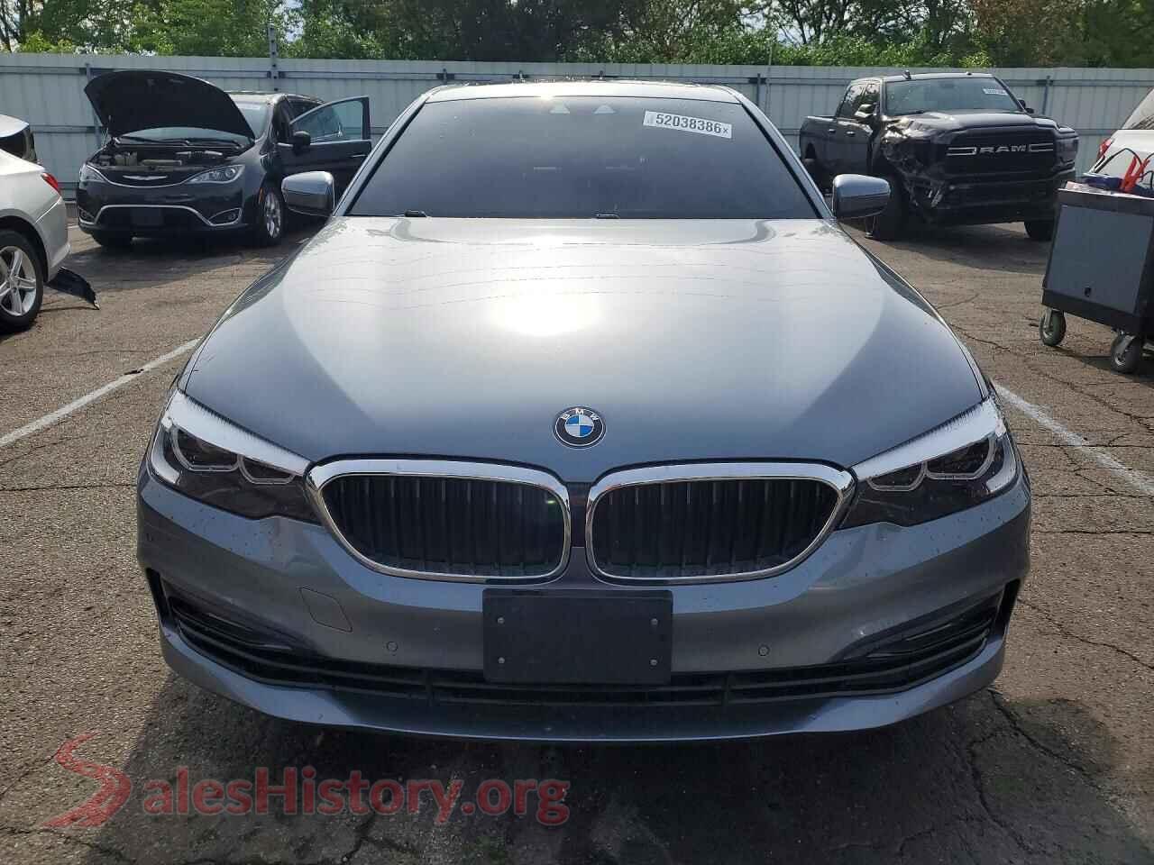 2018 BMW 5 SERIES VIN WBAJA9C51JB034089, rear view