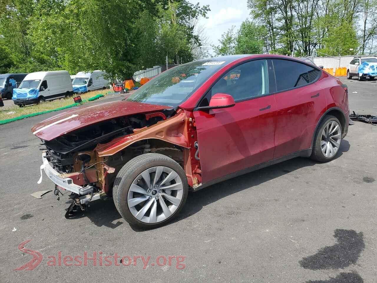 2026 TESLA MODEL Y VIN 7SAYGDEE1TF331446, auction photo