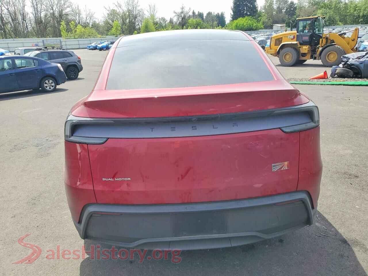 2026 TESLA MODEL Y VIN 7SAYGDEE1TF331446, left side view