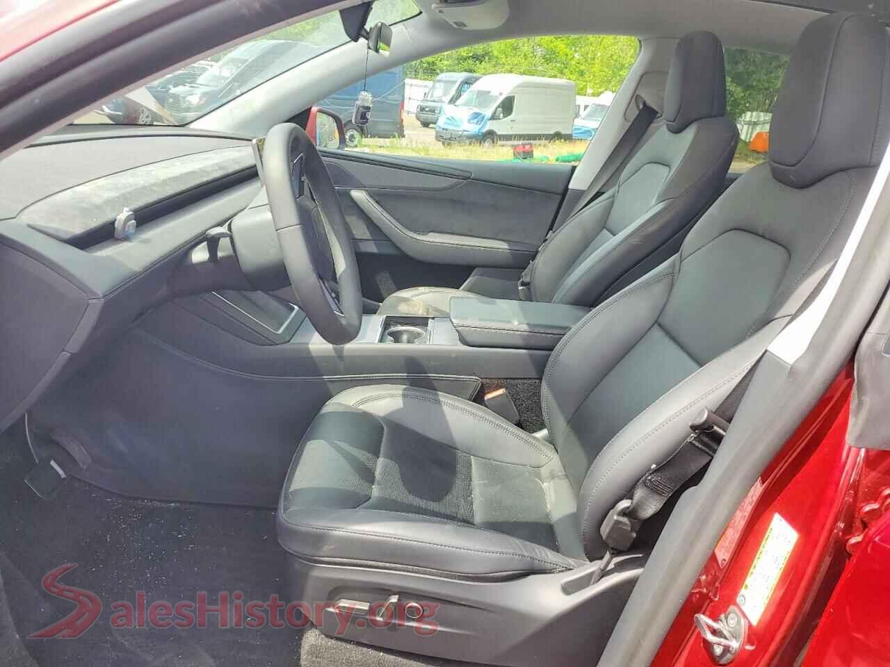 2026 TESLA MODEL Y VIN 7SAYGDEE1TF331446, engine bay