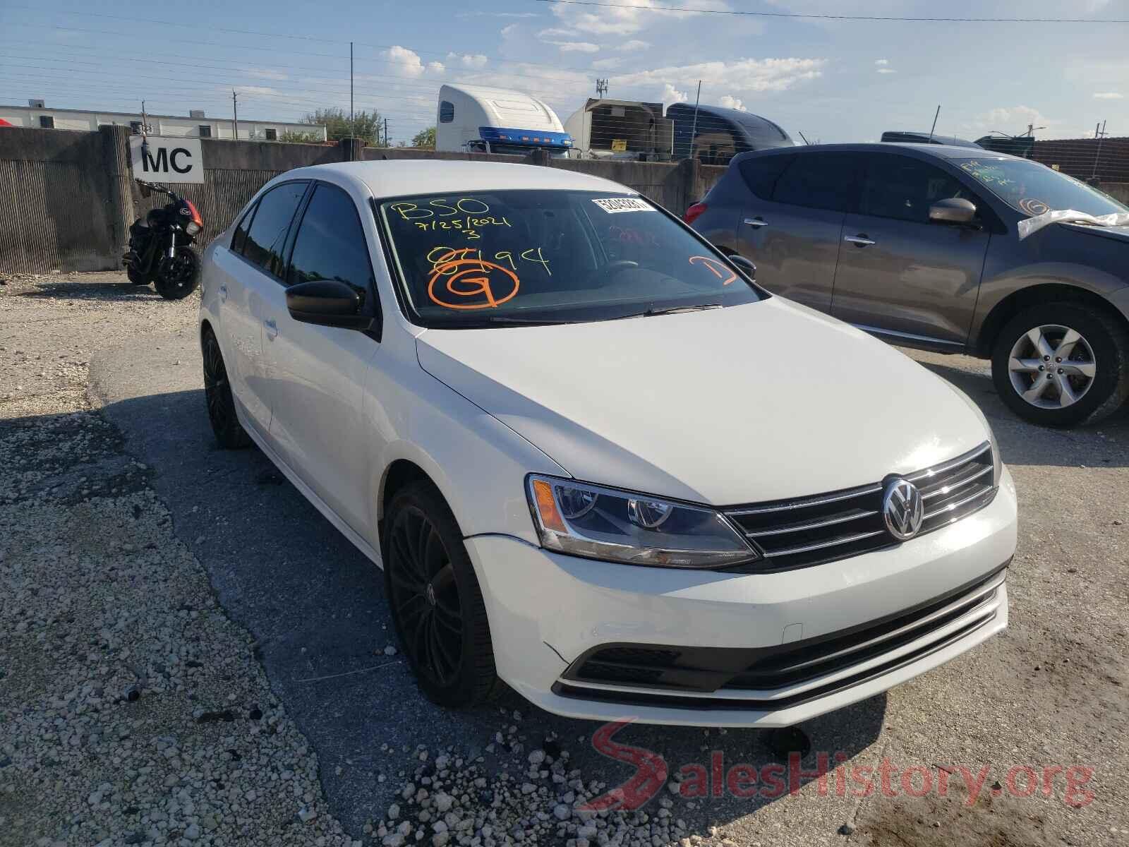 3VW167AJ3GM418494 2016 VOLKSWAGEN JETTA