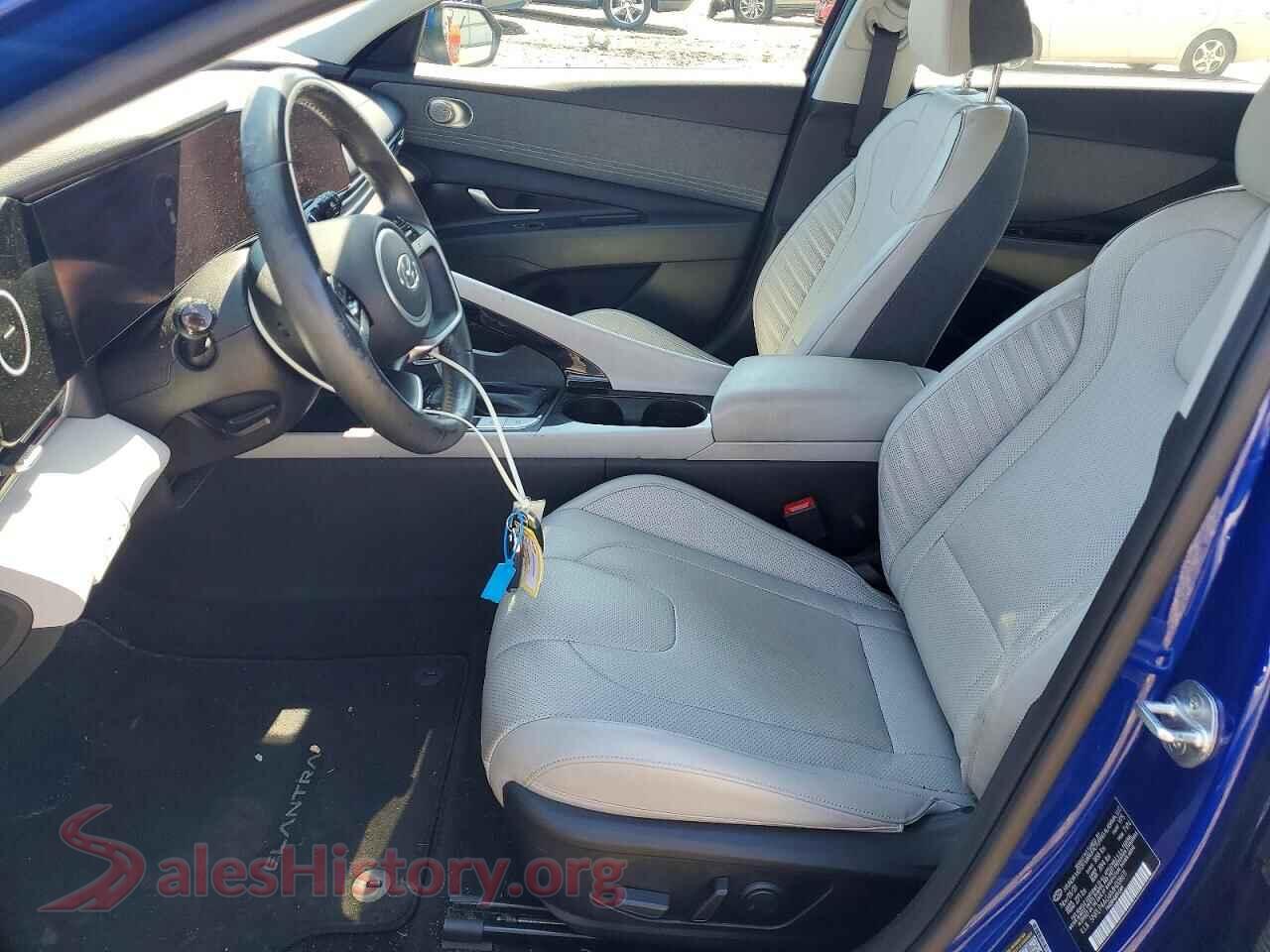 2021 HYUNDAI ELANTRA VIN 5NPLP4AG6MH008611, engine bay