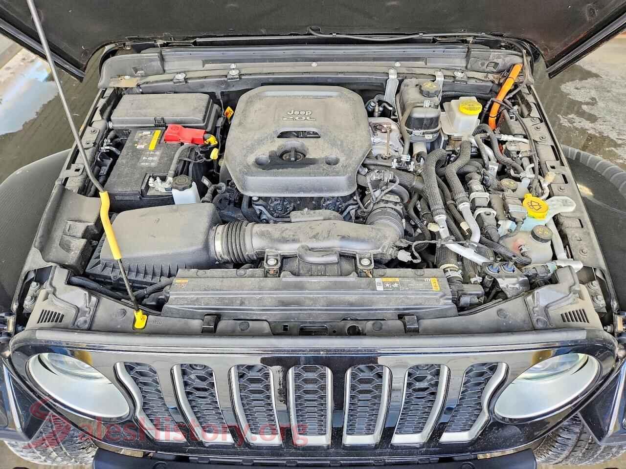 2023 JEEP WRANGLER VIN 1C4JJXP67PW580942, wheel and tire