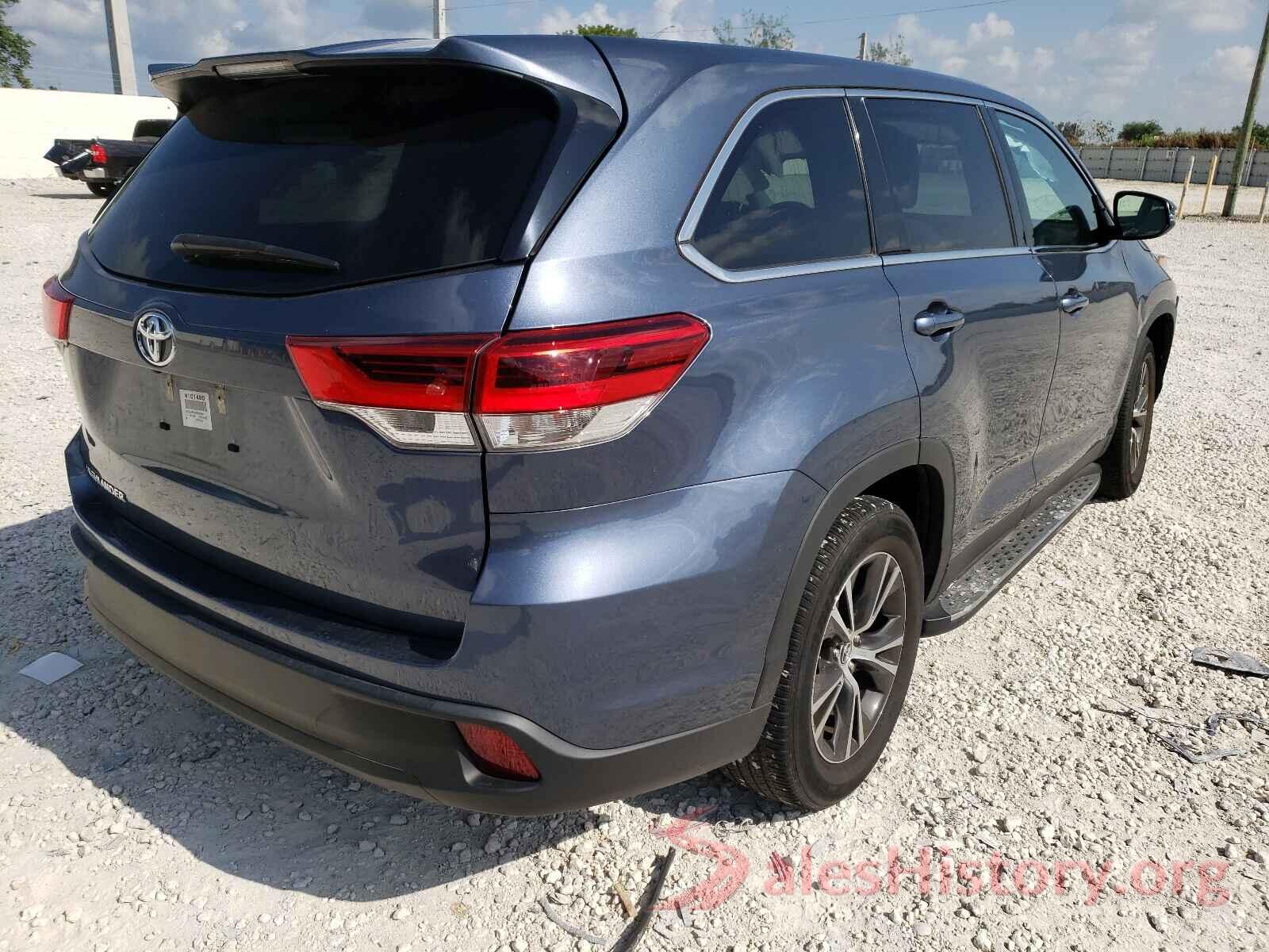 5TDZARFH5KS047031 2019 TOYOTA HIGHLANDER