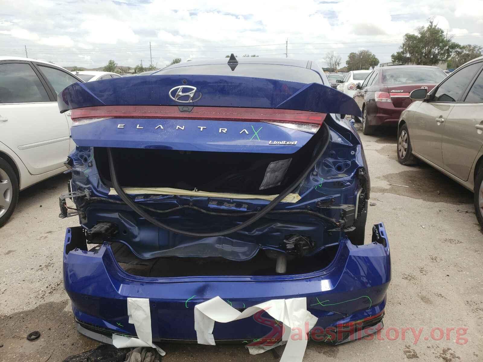 5NPLP4AG6MH015493 2021 HYUNDAI ELANTRA