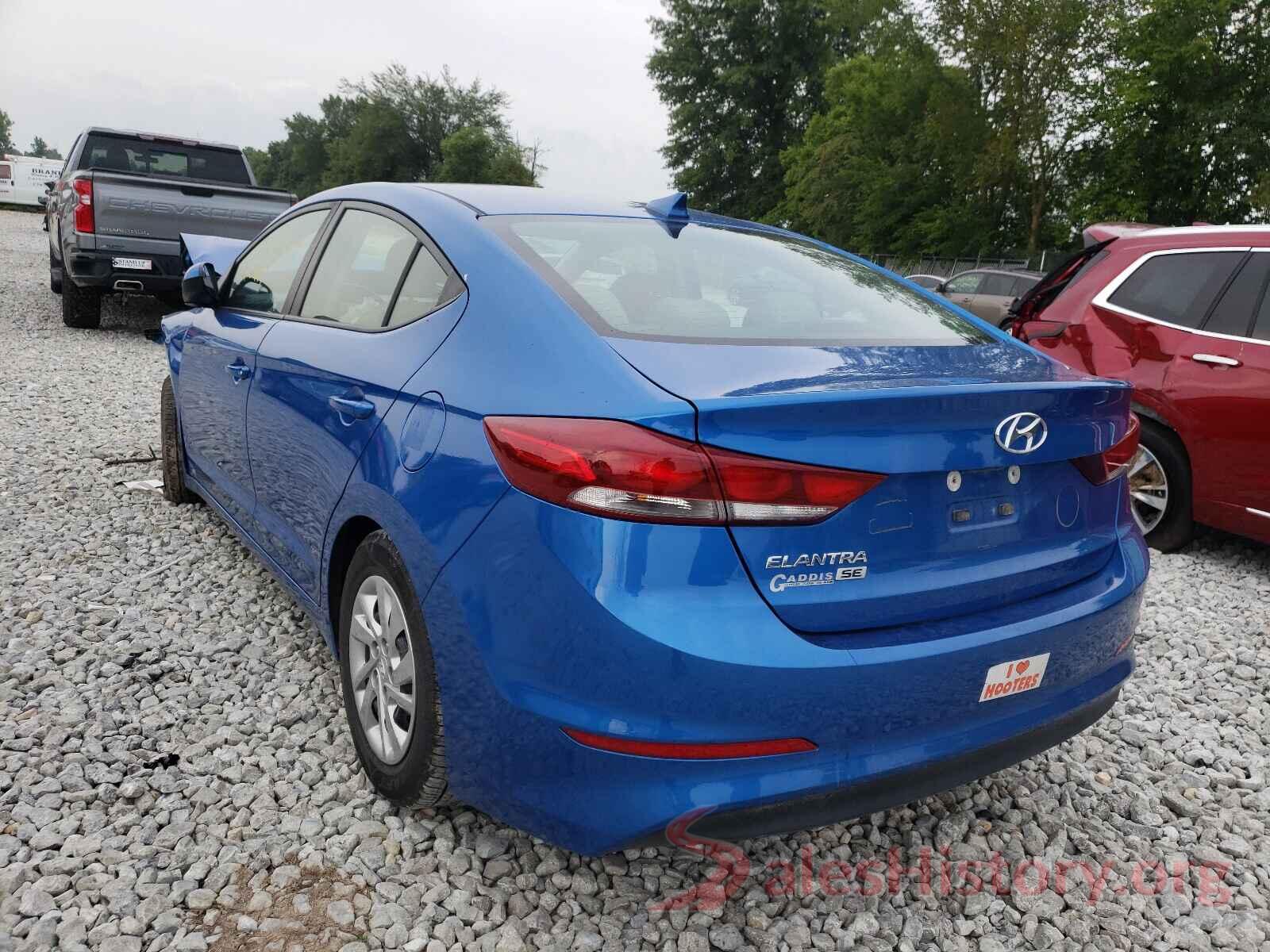 KMHD74LF7HU061088 2017 HYUNDAI ELANTRA