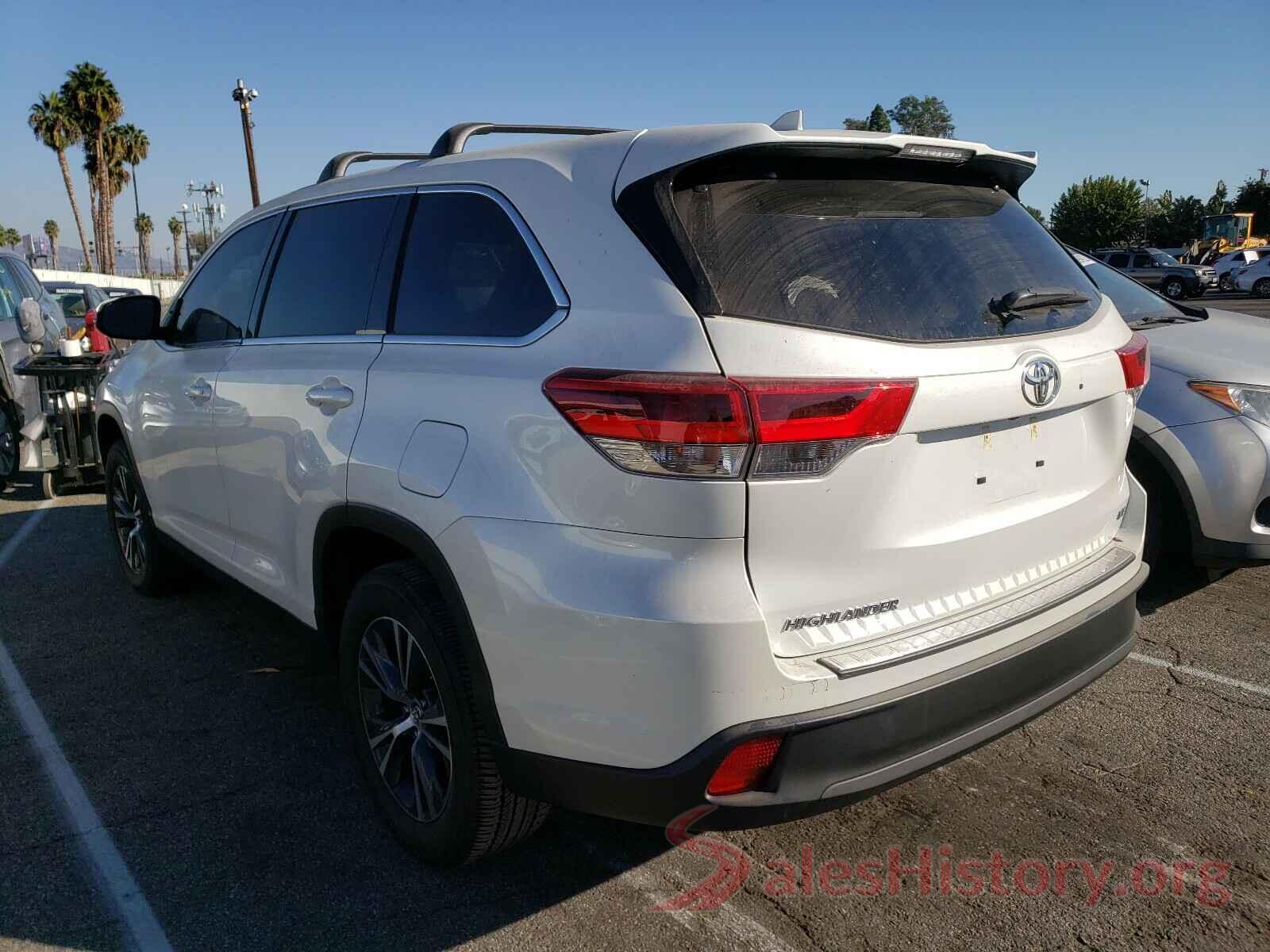 5TDZZRFH9KS327415 2019 TOYOTA HIGHLANDER